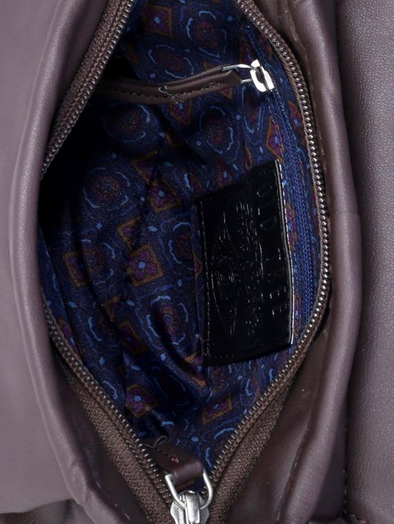 purple leatherette regular sling bag - 14143247 - Zoom Image - 3