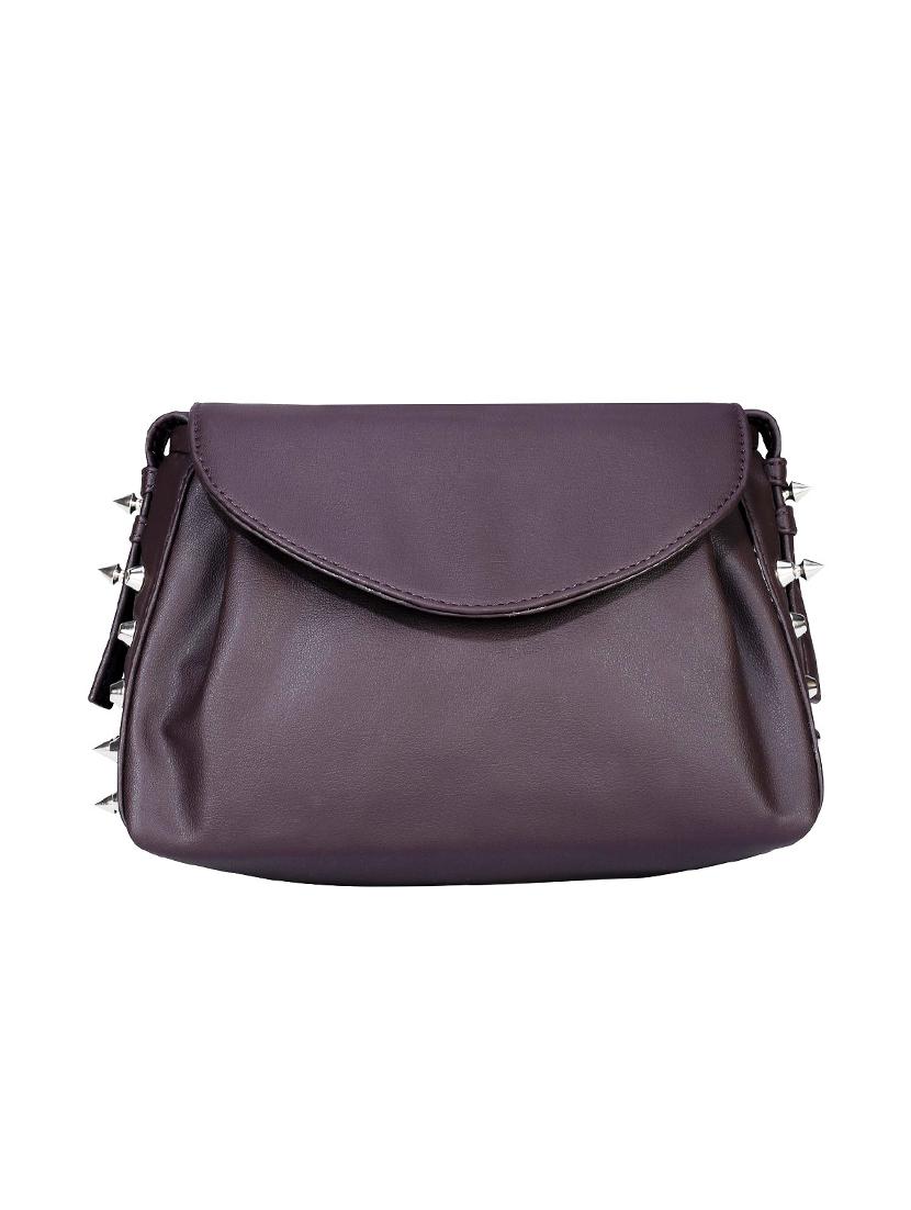 purple leatherette regular sling bag - 14143247 - Zoom Image - 4