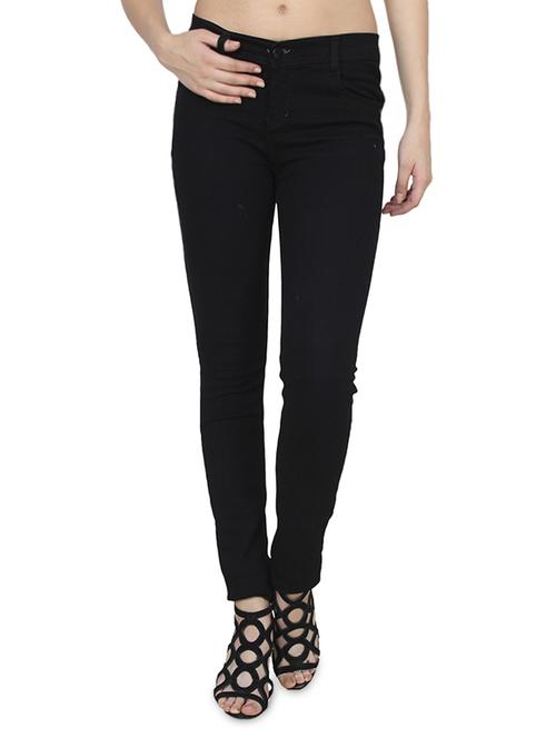 skinny fit black denim jean - 14145575 - Standard Image - 1