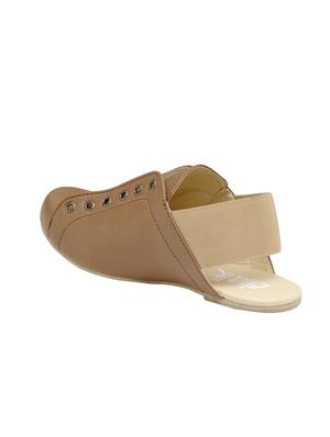 brown back strap casual shoe - 14145969 - Standard Image - 3