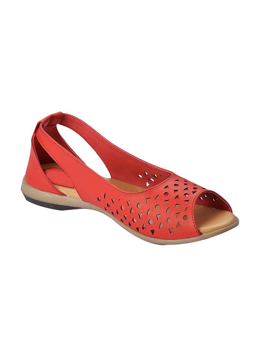 maroon back strap sandal - 14150820 - Zoom Image - 1