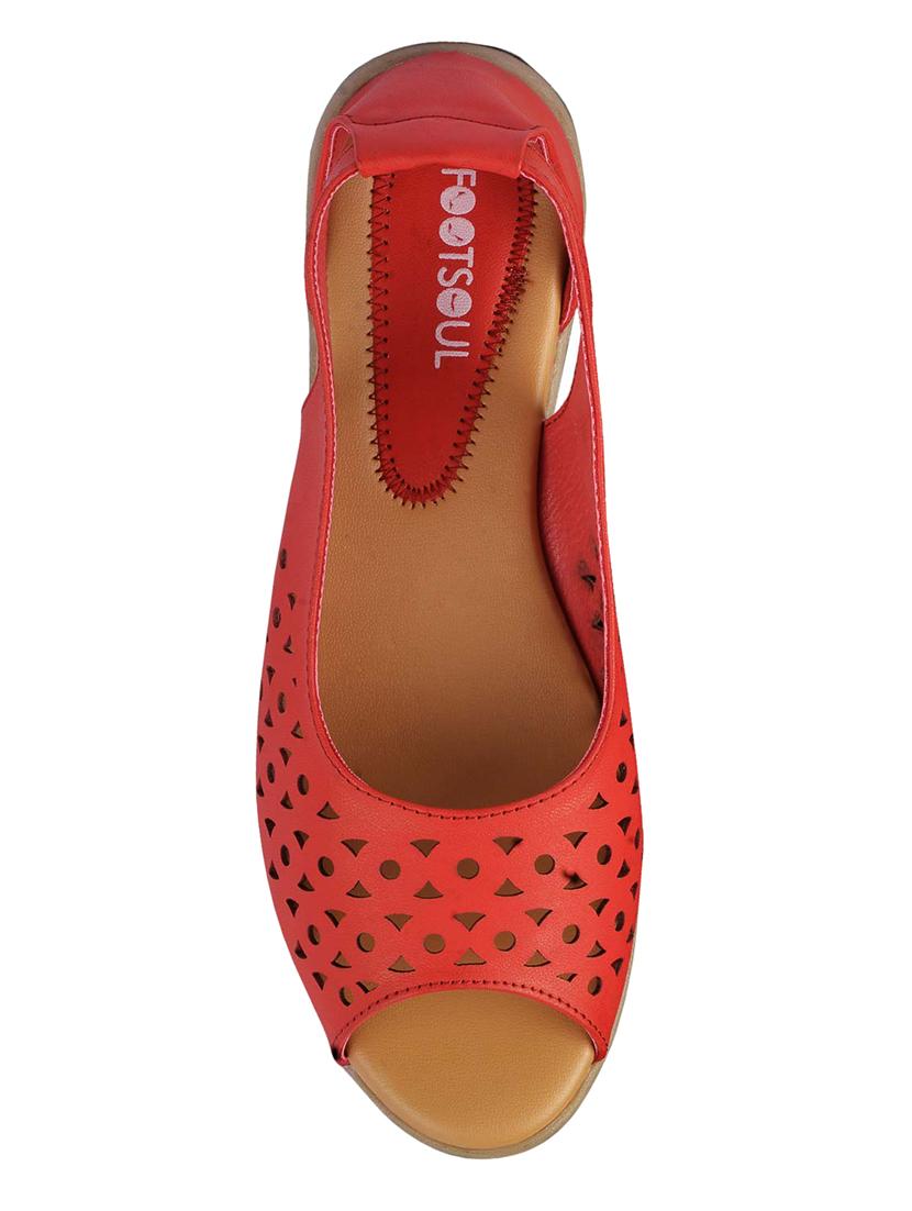 maroon back strap sandal - 14150820 - Zoom Image - 4
