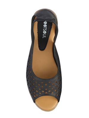 black back strap sandal - 14150822 - Standard Image - 4