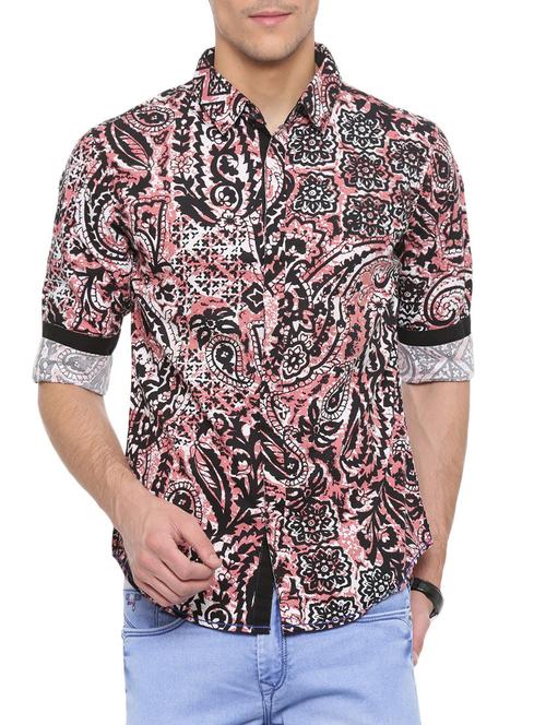 multi colored cotton casual shirt - 14152767 - Standard Image - 1