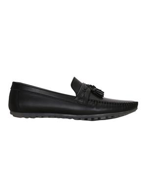 black leatherette slip on loafer - 14153621 - Standard Image - 2
