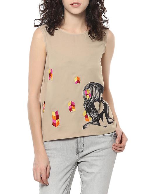 Graphic print top - 14154102 - Standard Image - 1