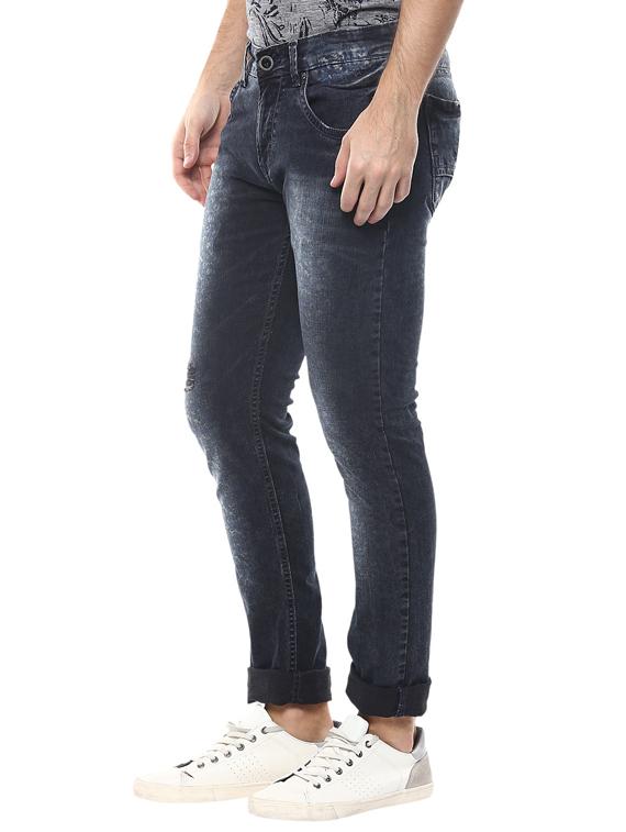 dark blue light washed denim jeans - 14154277 - Zoom Image - 2