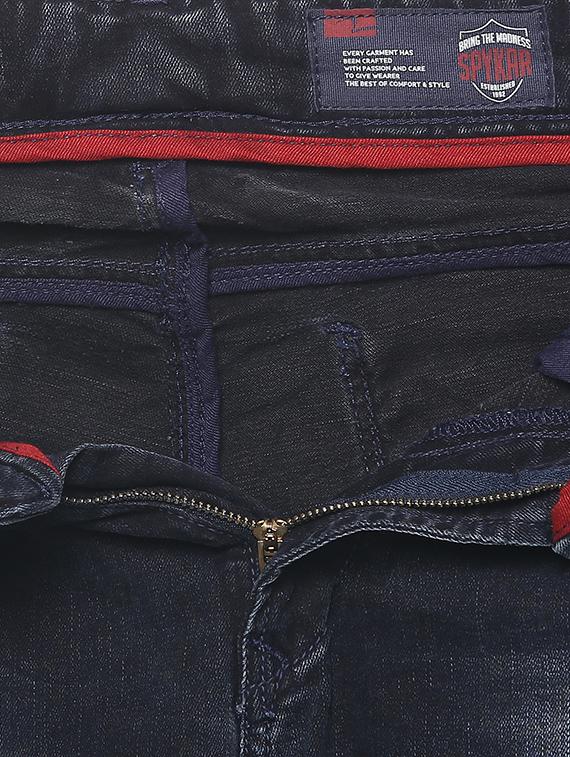 dark blue light washed denim jeans - 14154277 - Zoom Image - 4