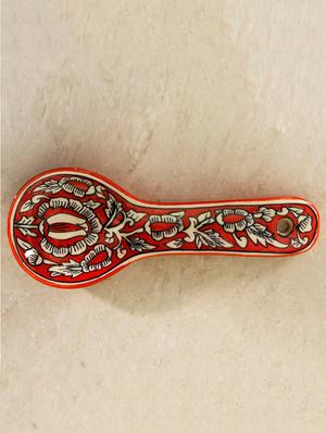 moroccan handpainted spoon rest - 14155018 - Standard Image - 2