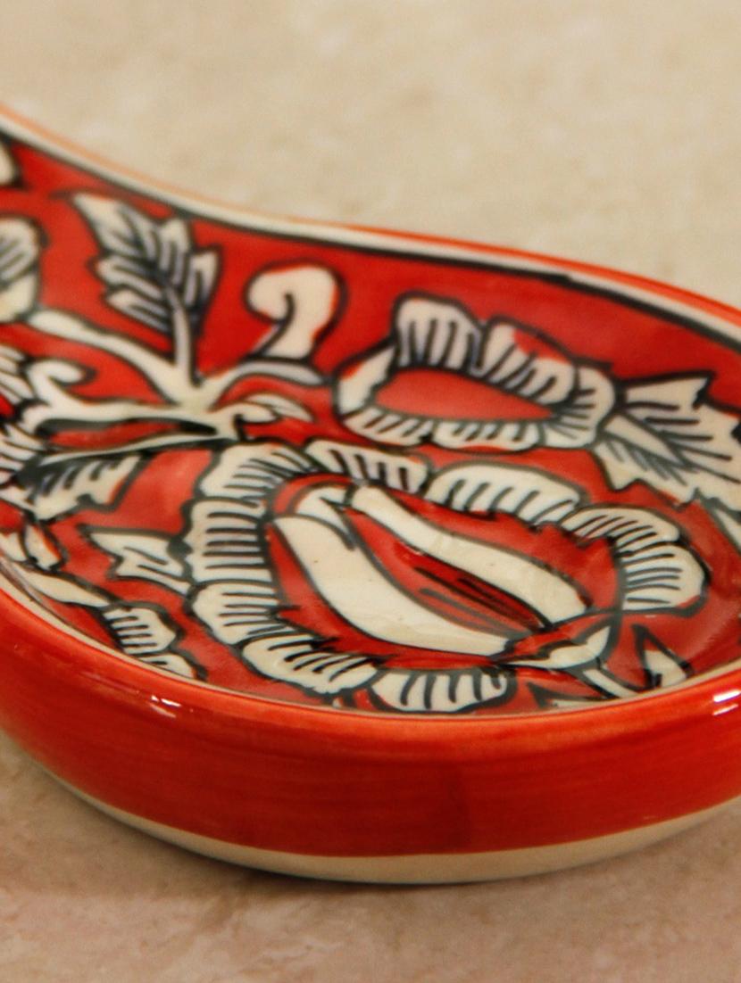 moroccan handpainted spoon rest - 14155018 - Zoom Image - 3