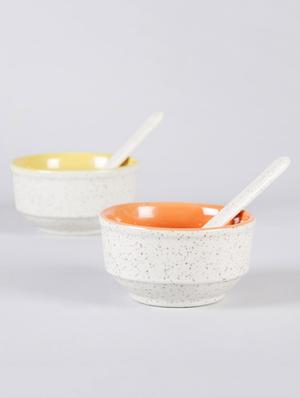 set of 6 ceramic offwhite soup bowls - 14155053 - Standard Image - 4
