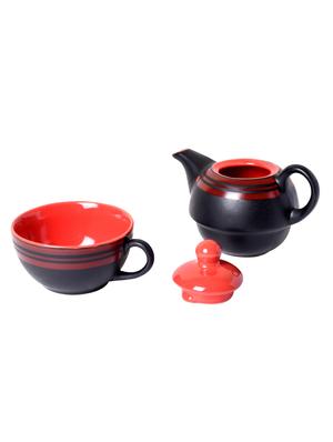 ceramic single tea pot set - 14155064 - Standard Image - 4