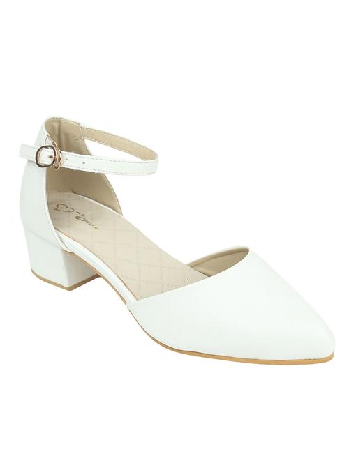 white ankle strap sandal - 14158016 -  Standard Image - 0