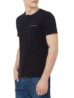 black cotton t-shirt - 14160704 - Standard Image - 2