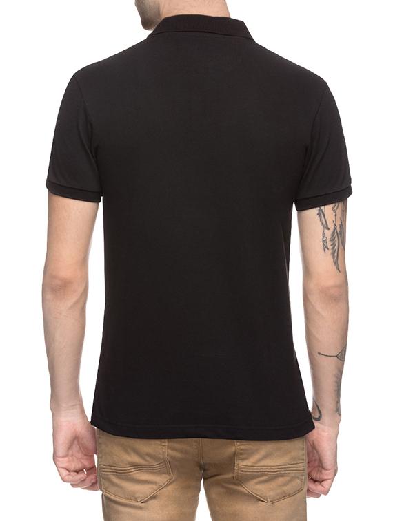 black cotton t-shirt - 14161602 - Zoom Image - 3