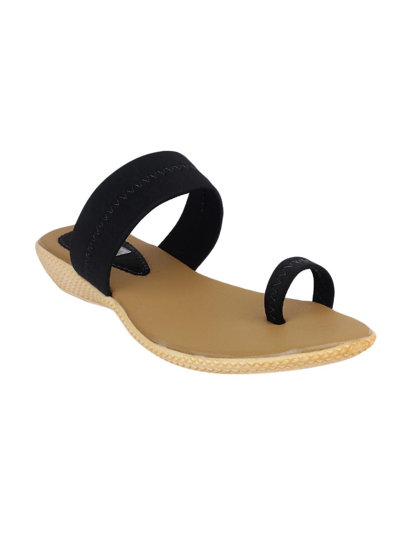 black one toe sandal - 14165449 - Zoom Image - 1