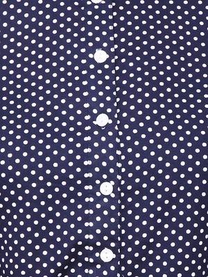 blue cotton straight kurta - 14167860 - Standard Image - 4