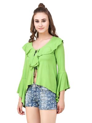 green viscose shrug - 14170327 - Standard Image - 2