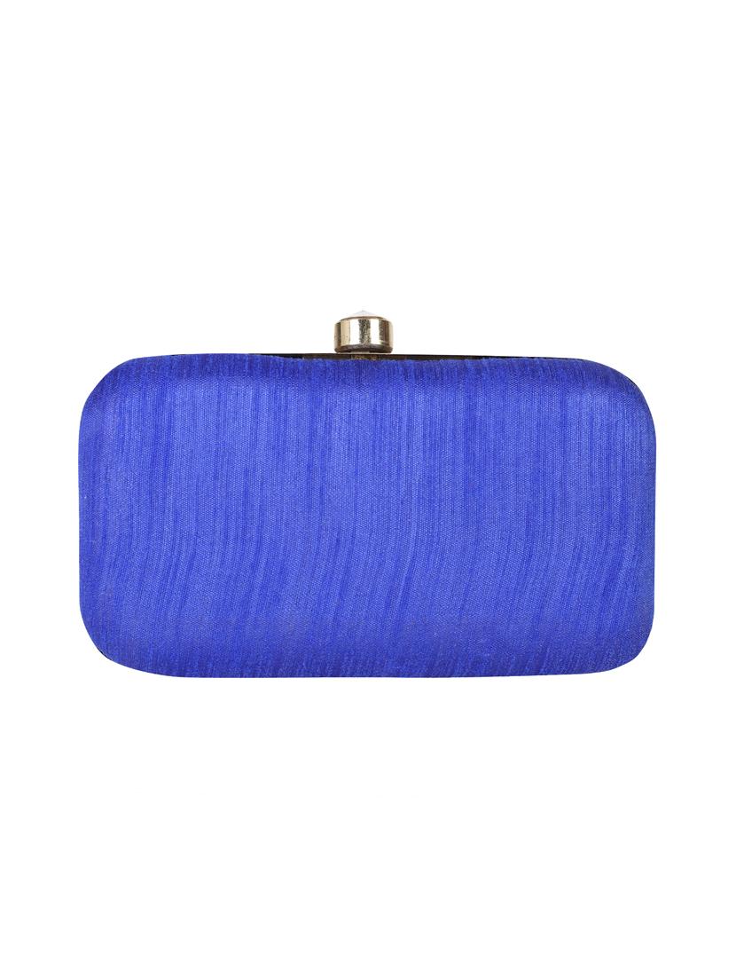 blue metal clutch - 14170575 - Zoom Image - 2