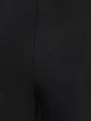solid black poly spandex palazzo - 14171318 - Standard Image - 4