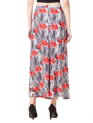 multi colored front slit skirt - 14171920 - Standard Image - 3