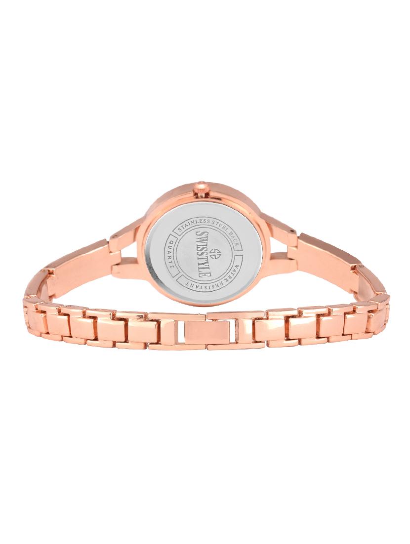 swisstyle stainless steel round dial anolog watch - 14172744 - Zoom Image - 3