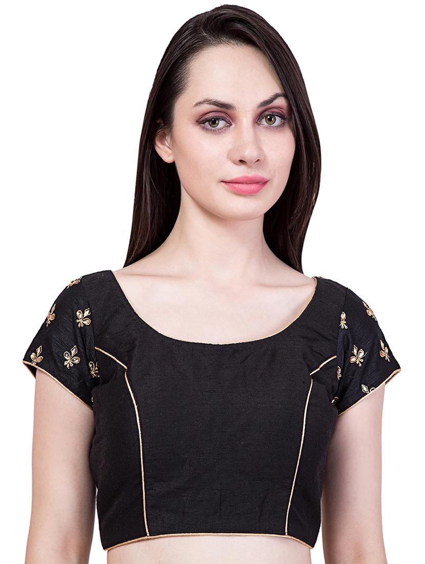 black gotta patti blouse - 14173724 - Zoom Image - 1