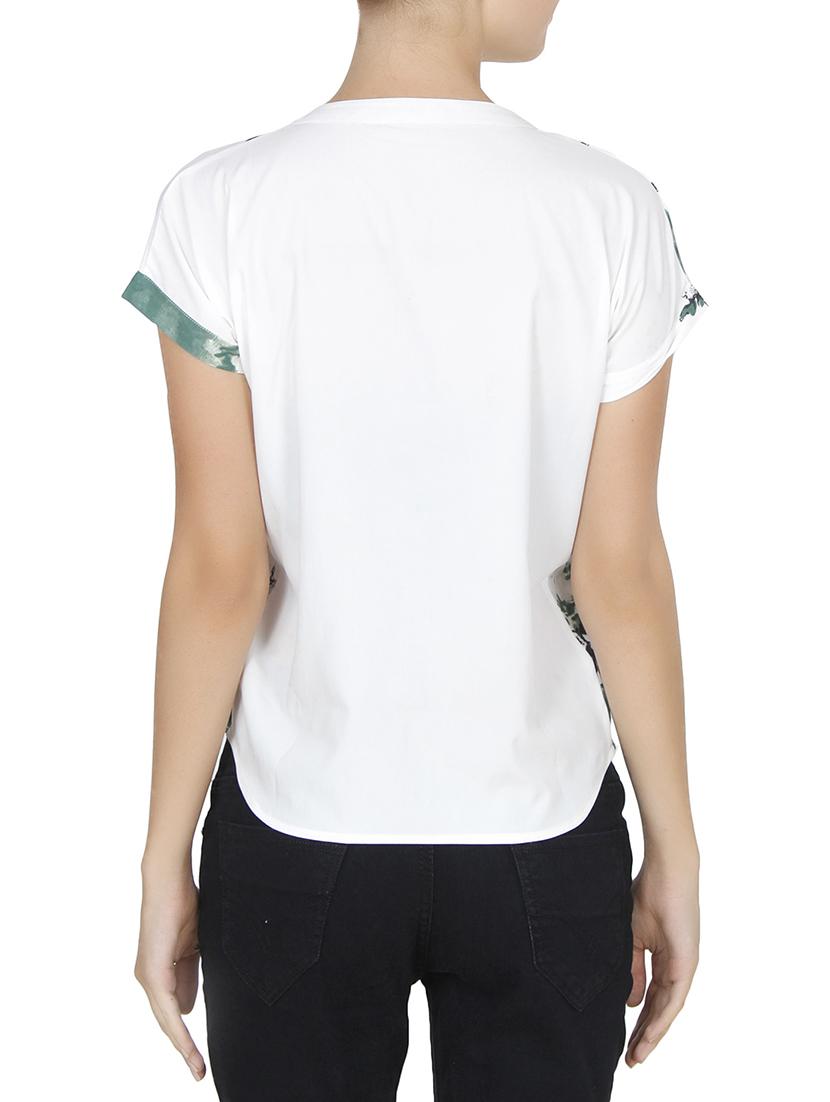 white poly crepe casual shirt - 14174698 - Zoom Image - 3