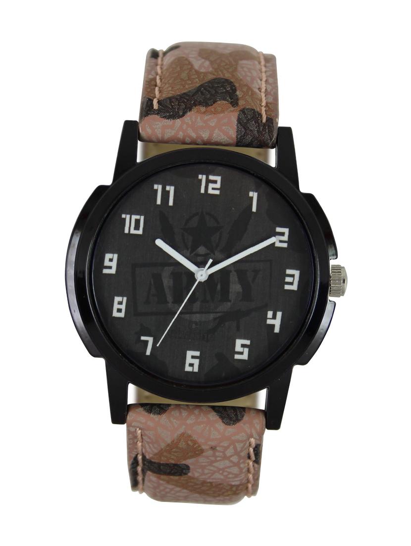lr0003 fashion jagat camouflage print analog wrist watch - 14174832 - Zoom Image - 1
