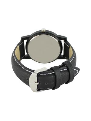 lr0005 fashion jagat round dial black analog wrist watch - 14174834 - Standard Image - 3