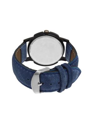 lr0007 fashion jagat round dial blue analog wrist watch - 14174836 - Standard Image - 3