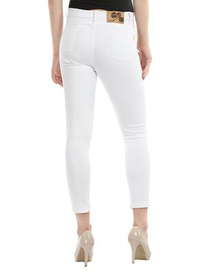 white cotton chinos trousers - 14176167 - Standard Image - 3