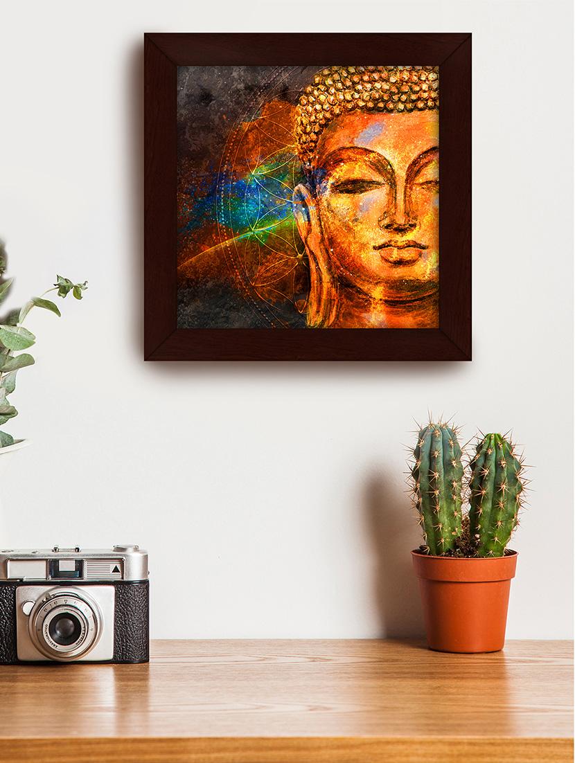 Beautifully printed wooden frame Buddha Wall Paintings - 14176921 - Zoom Image - 1