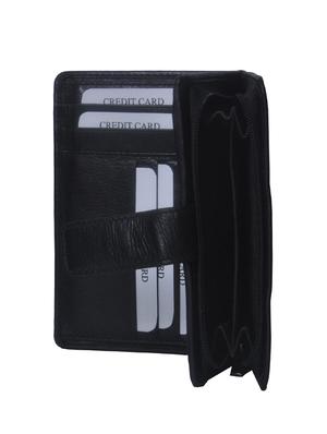 black leather regular clutch - 14178116 - Standard Image - 3