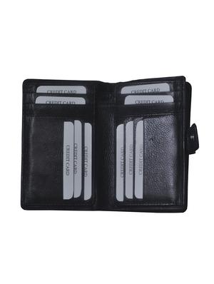 black leather regular clutch - 14178116 - Standard Image - 4