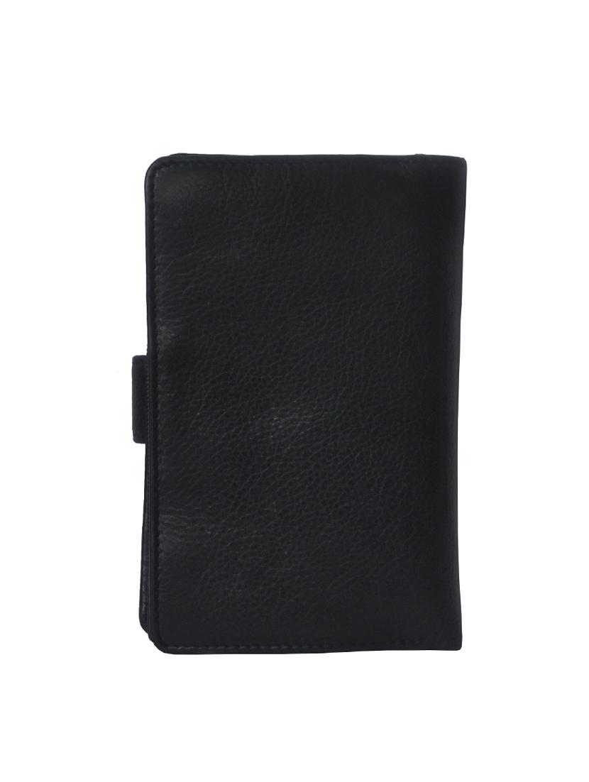 black leather regular clutch - 14178116 - Zoom Image - 2