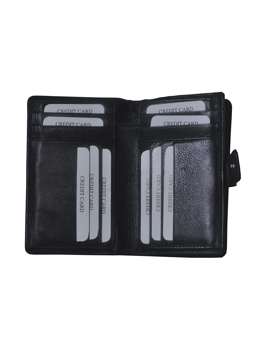 black leather regular clutch - 14178116 - Zoom Image - 4