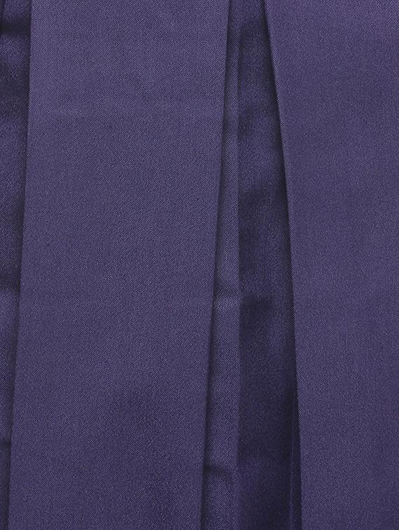 navy blue cotton box pleat skirt - 14180228 - Zoom Image - 4