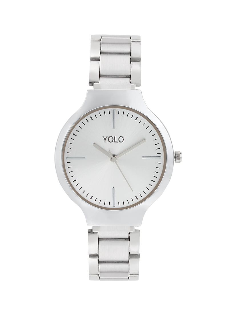 yolo stainless steel analog white dial women's watch-ylc-098 - 14180479 - Zoom Image - 1