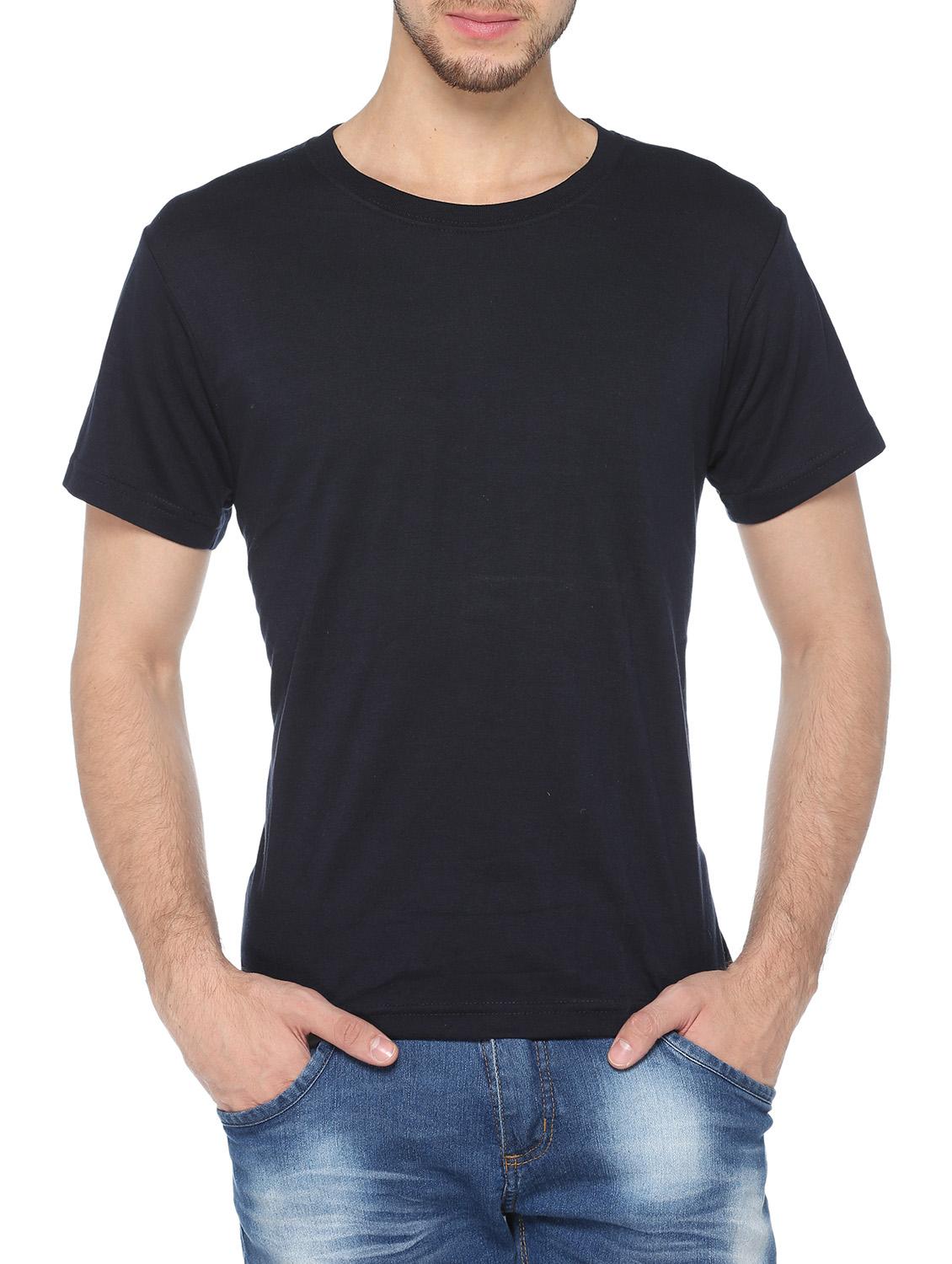 black cotton t-shirt - 14181455 - Zoom Image - 1