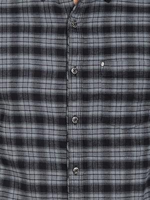 black cotton casual shirt - 14181593 - Standard Image - 4