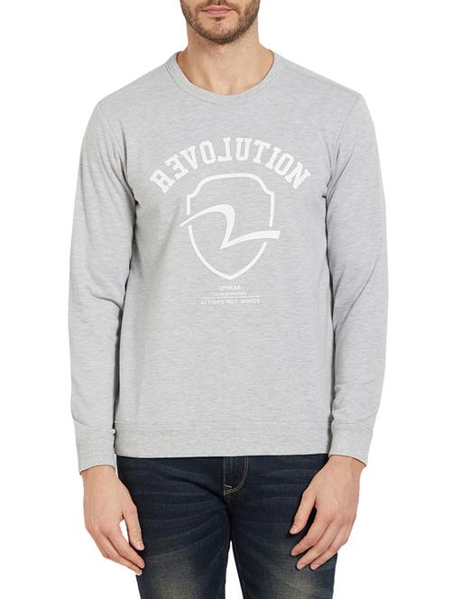 grey cotton t-shirt - 14181680 - Standard Image - 1