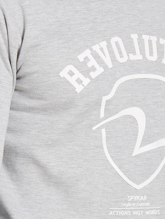 grey cotton t-shirt - 14181680 - Zoom Image - 4