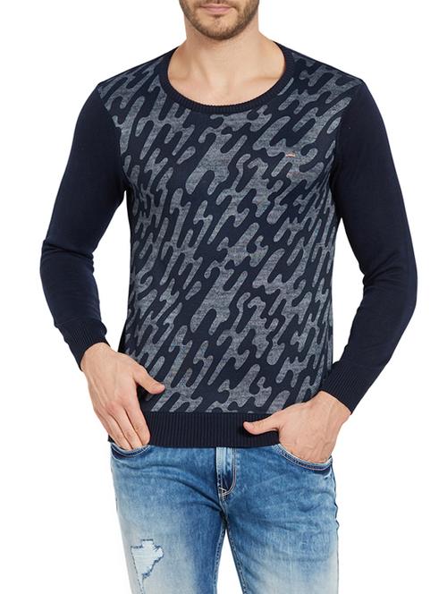 blue cotton t-shirt - 14181689 - Standard Image - 1