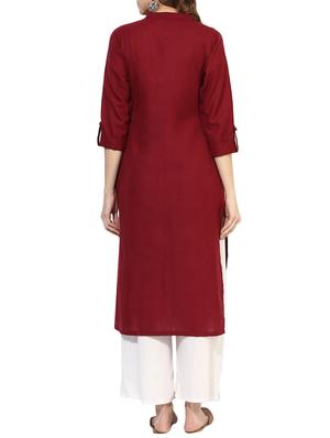 kaantha straight kurta - 14182189 - Standard Image - 3