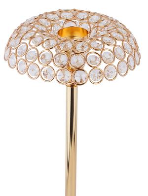 crystal tealight pillar candle stand showpiece - 14182407 - Standard Image - 3