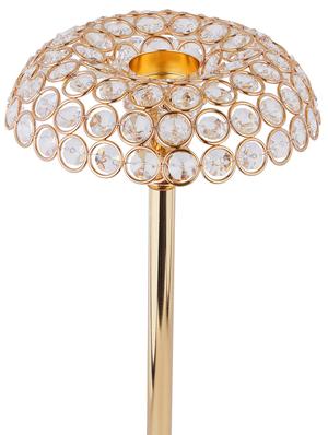 crystal tealight pillar candle stand showpiece - 14182781 - Standard Image - 3