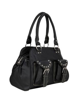 black leatherette handbag - 14184646 - Standard Image - 4