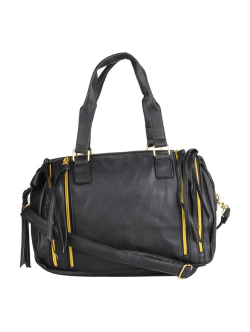 black leatherette handbag - 14184651 - Standard Image - 1