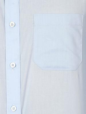 blue cotton formal shirt - 14185412 - Standard Image - 3